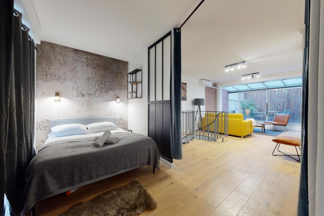 Superbe Loft Avec Patio - Tour Eiffel Apartment Paris Exterior photo
